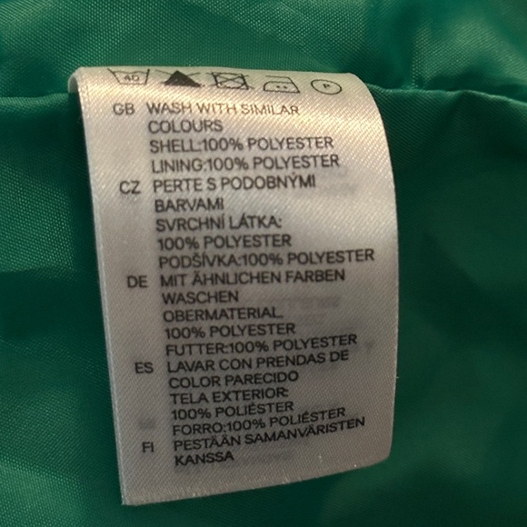 Crop moto jacket from h&m size 8 - Picture 4 of 4